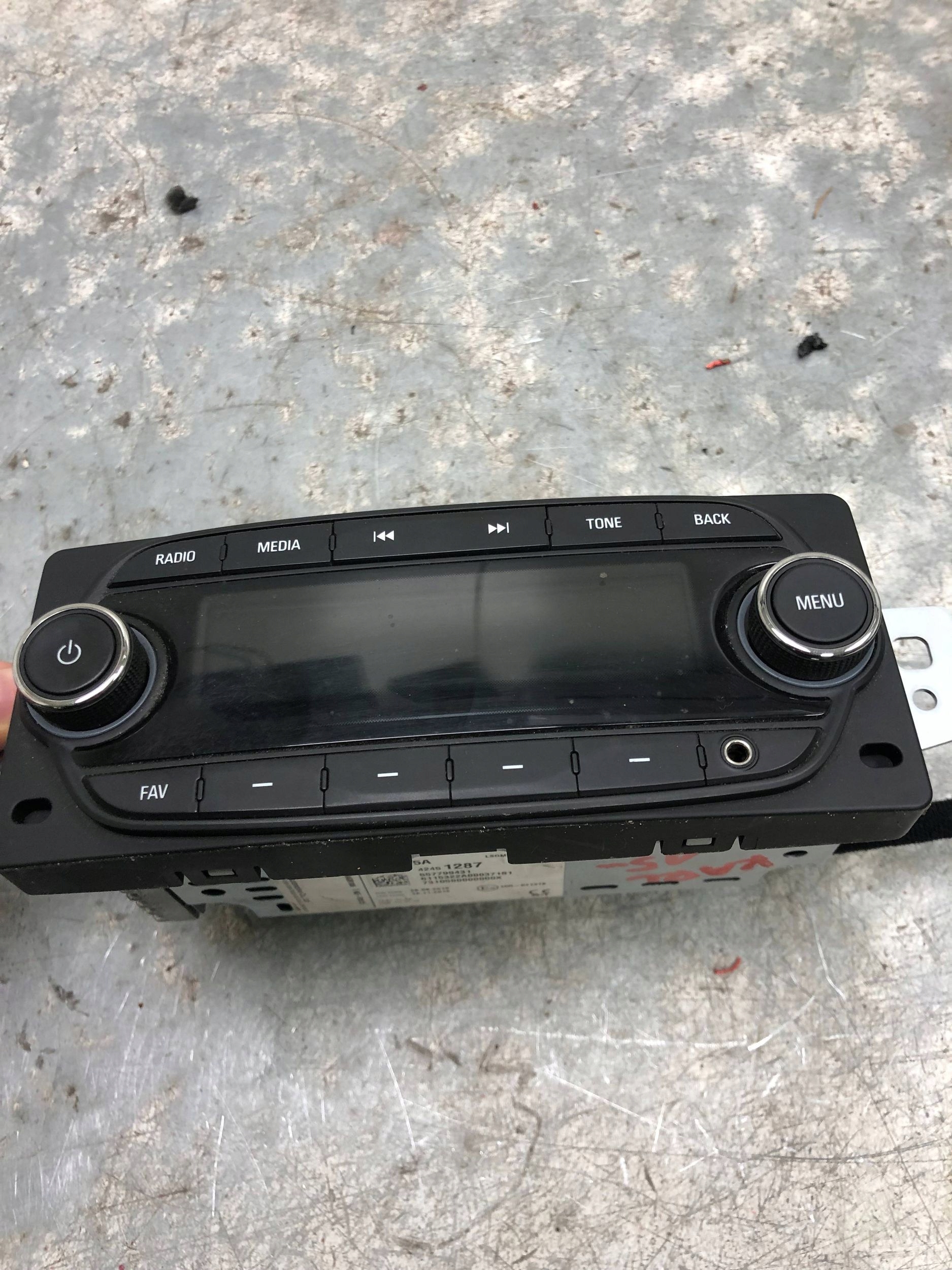 OPEL KARL ORYGINALNE RADIO 42451287
