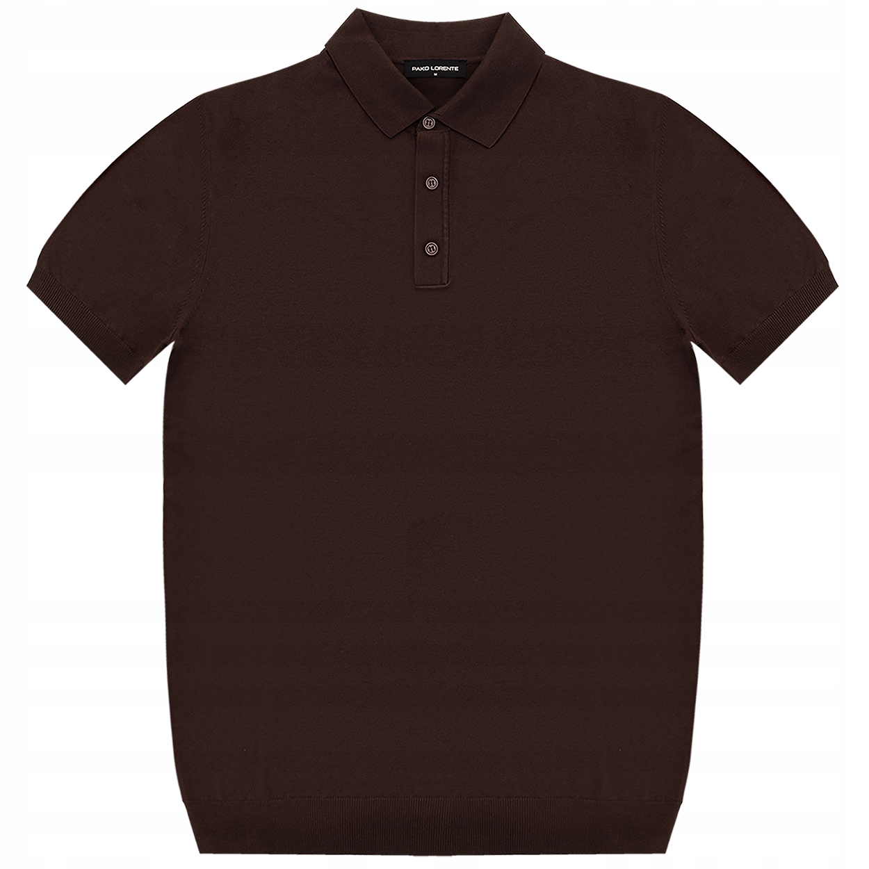 Hnědé pánské polo tričko pro každou příležitost Pako Lorente vel XL