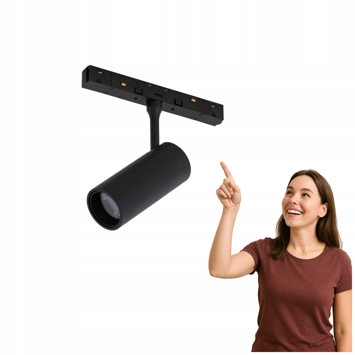 Led pohyblivý spot Magnetic Reno 12W 3000K Černý Italux