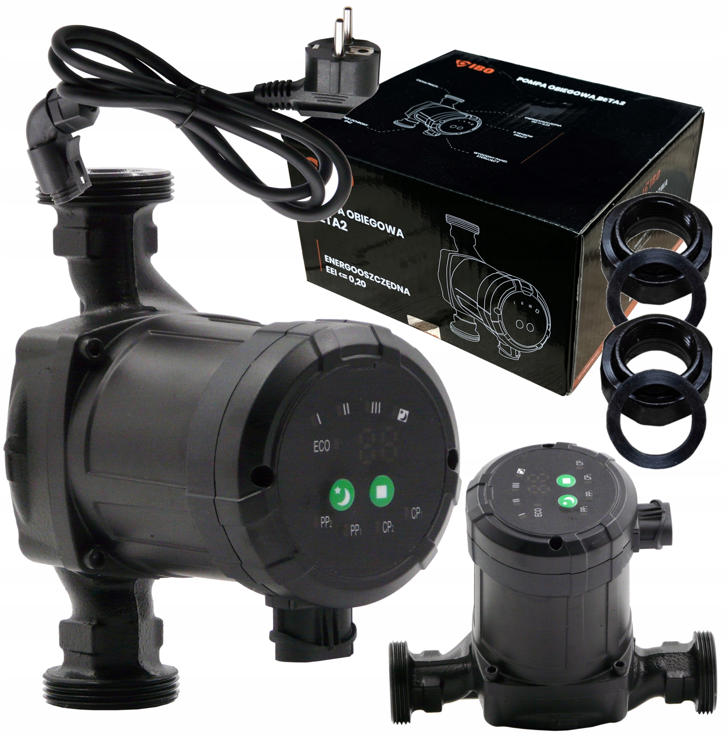 Obehová Pumpa 25-60 180 Cirkulačná Elektronická, Kábel C.o, Ibo Beta