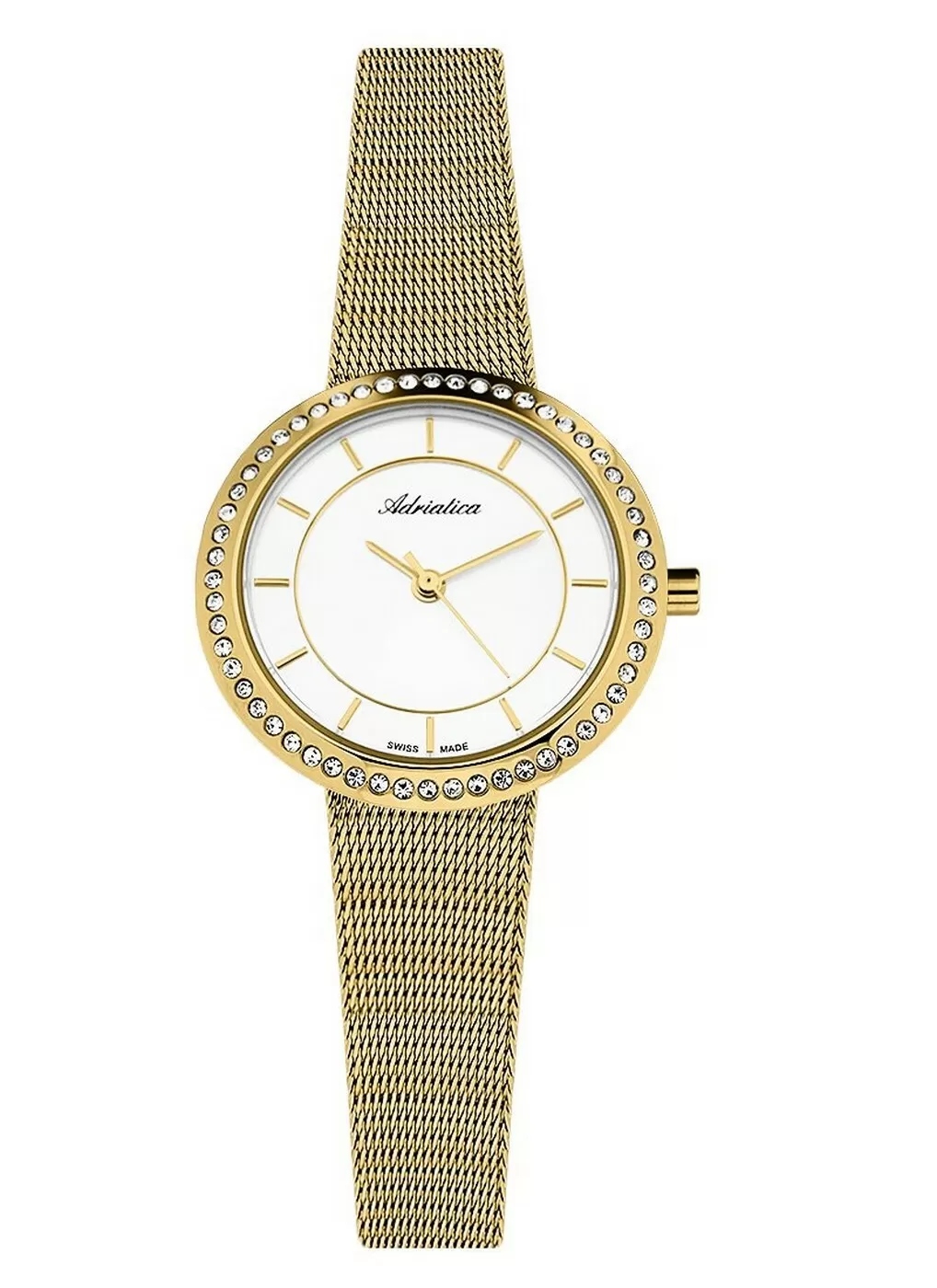 Dámské hodinky Adriatica na náramku A3645.1113QZ – Swarovski Hodinky