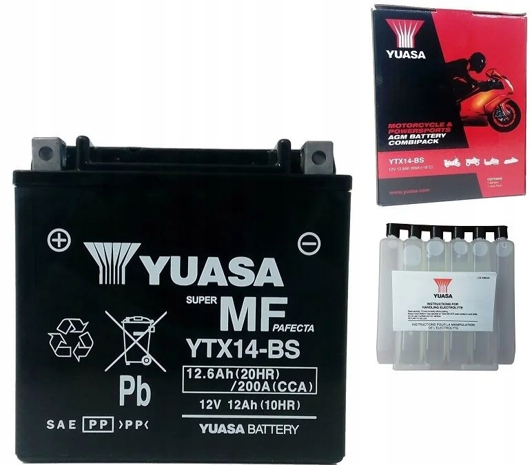 Akumulátor Kawasaki Gpz 1100 E F Gtr 1400