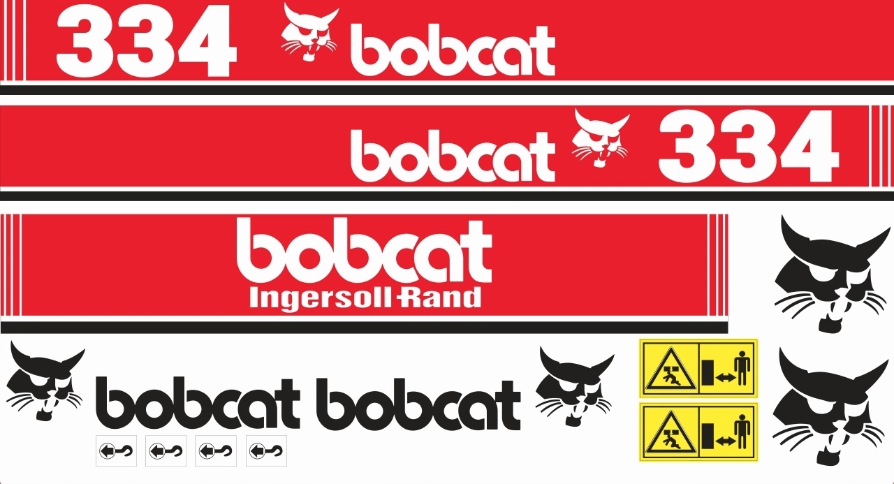 samolepka, logo na masku Bobcat 334