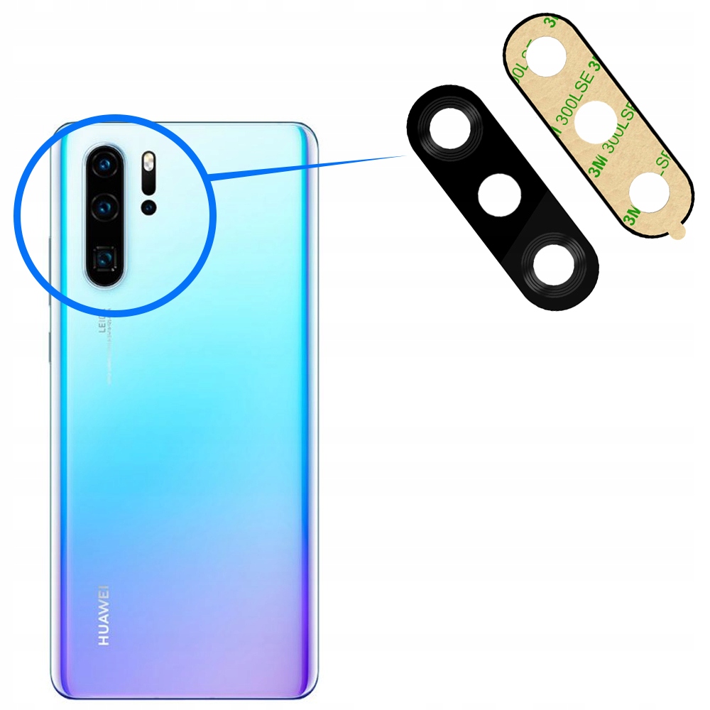 

Szybka Szkło Osłona Aparatu Klej Huawei P30