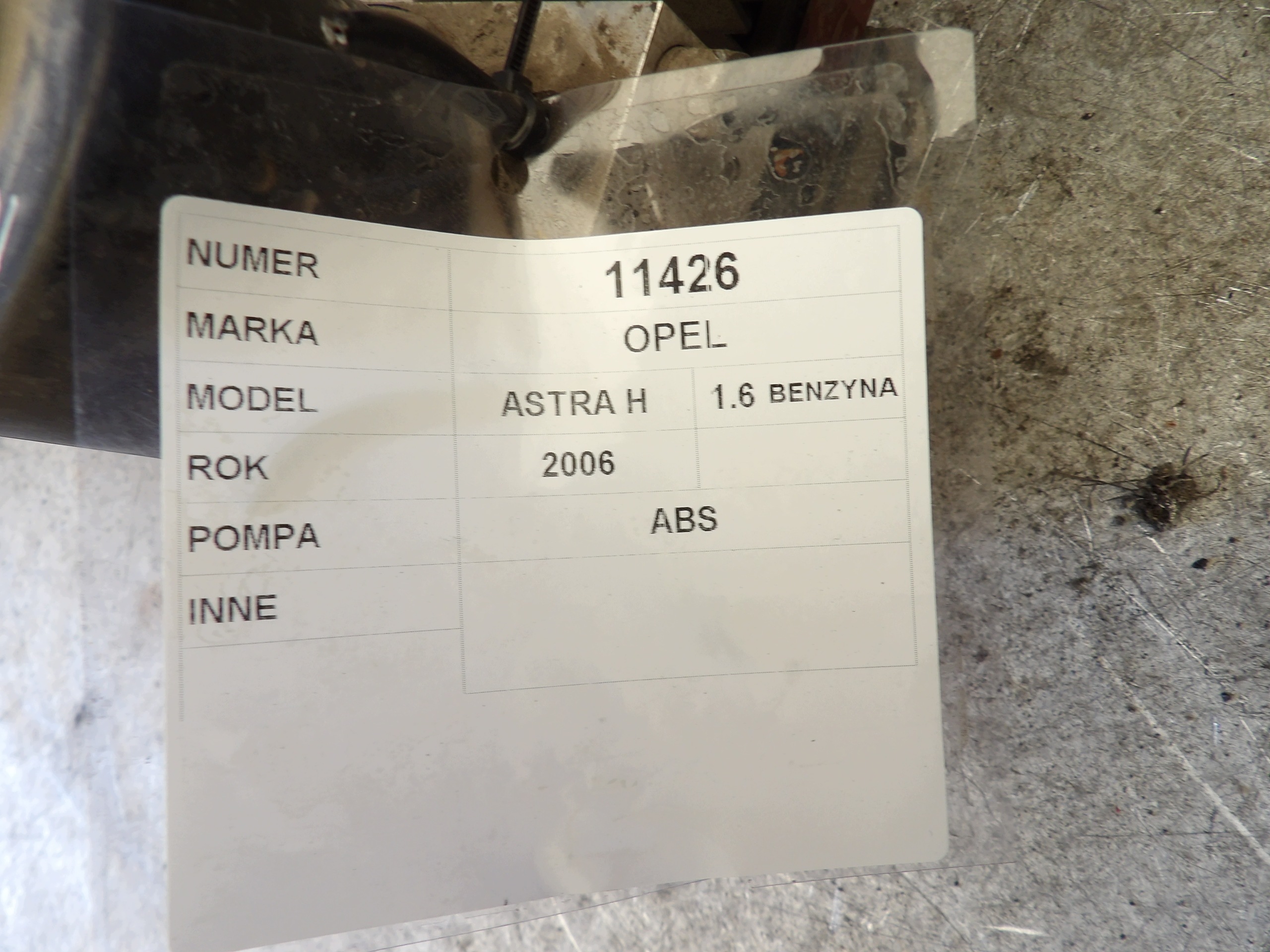 Opel Astra H Pumpe ABS
