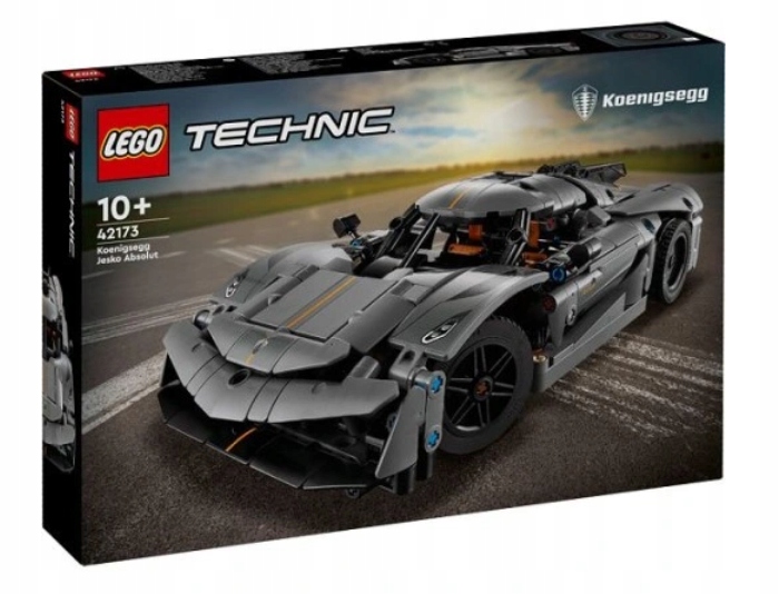Lego 42173 Technic Šedé Hyperauto Koenigsegg Jesko Absolut