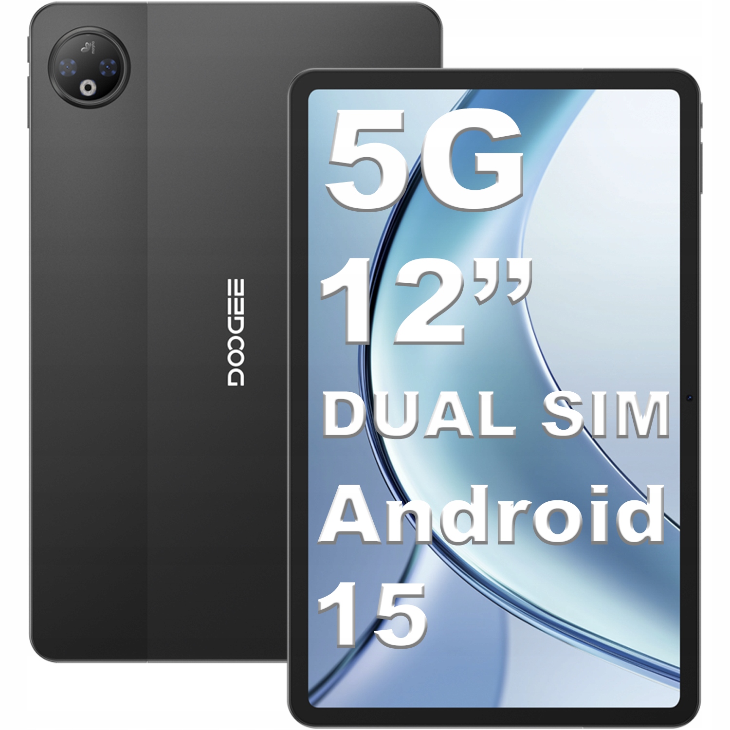 Tablet Doogee Vpad Android15 5G Lte 8/256GB Dual Sim Wifi Gps 8800mAh 12''