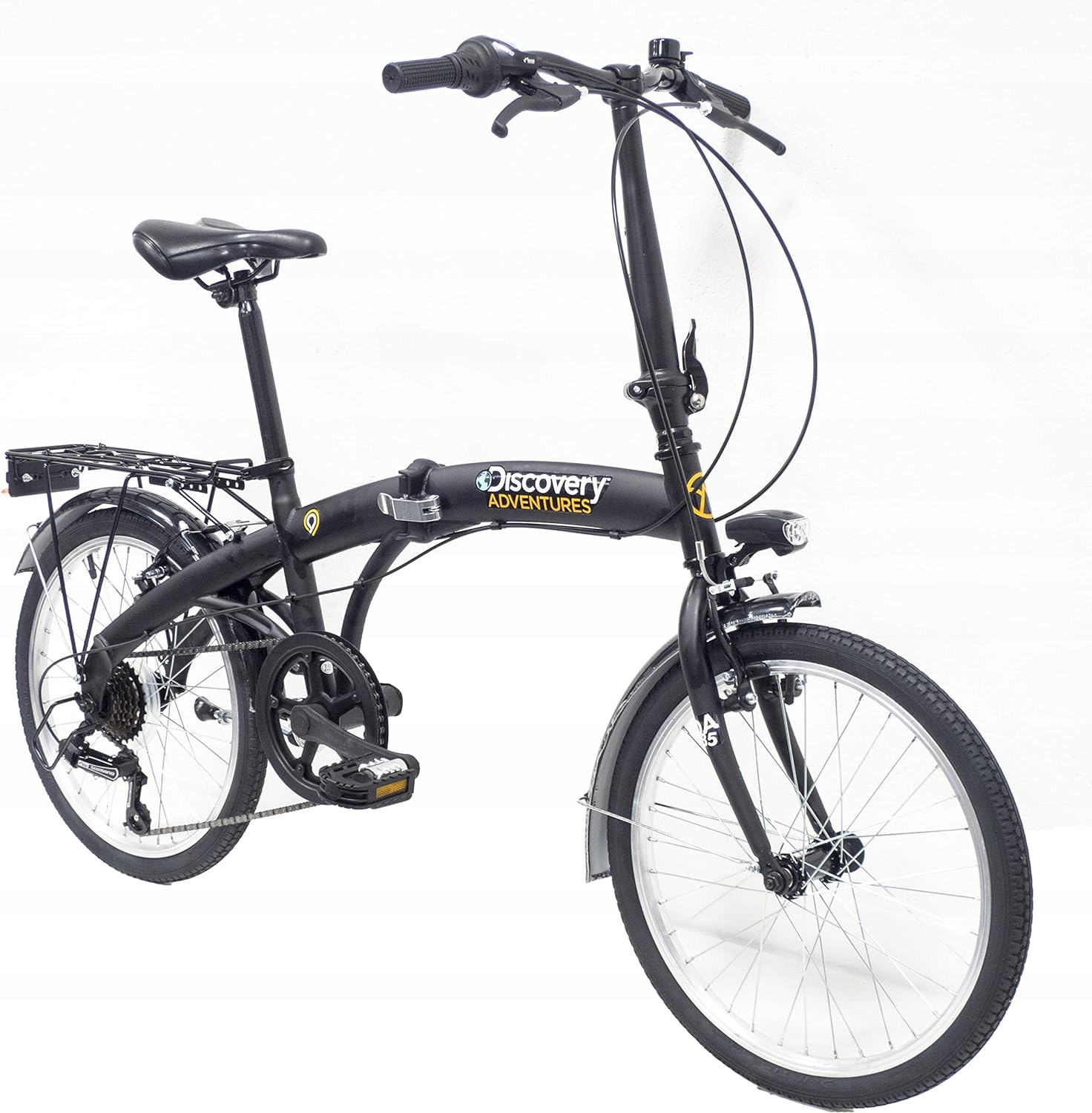 Skladací bicykel Denver DISCOVERY 2722 rám 12 palcov koleso 20 &quot; čierna