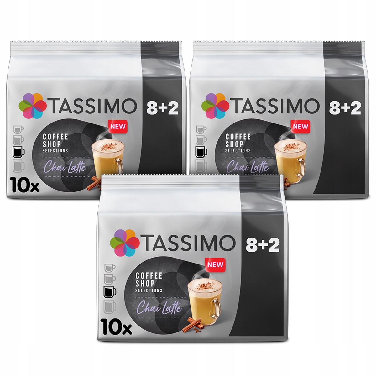 Kapsułki Tassimo Css Chai Latte 3 opakowania [30 kapsułek]