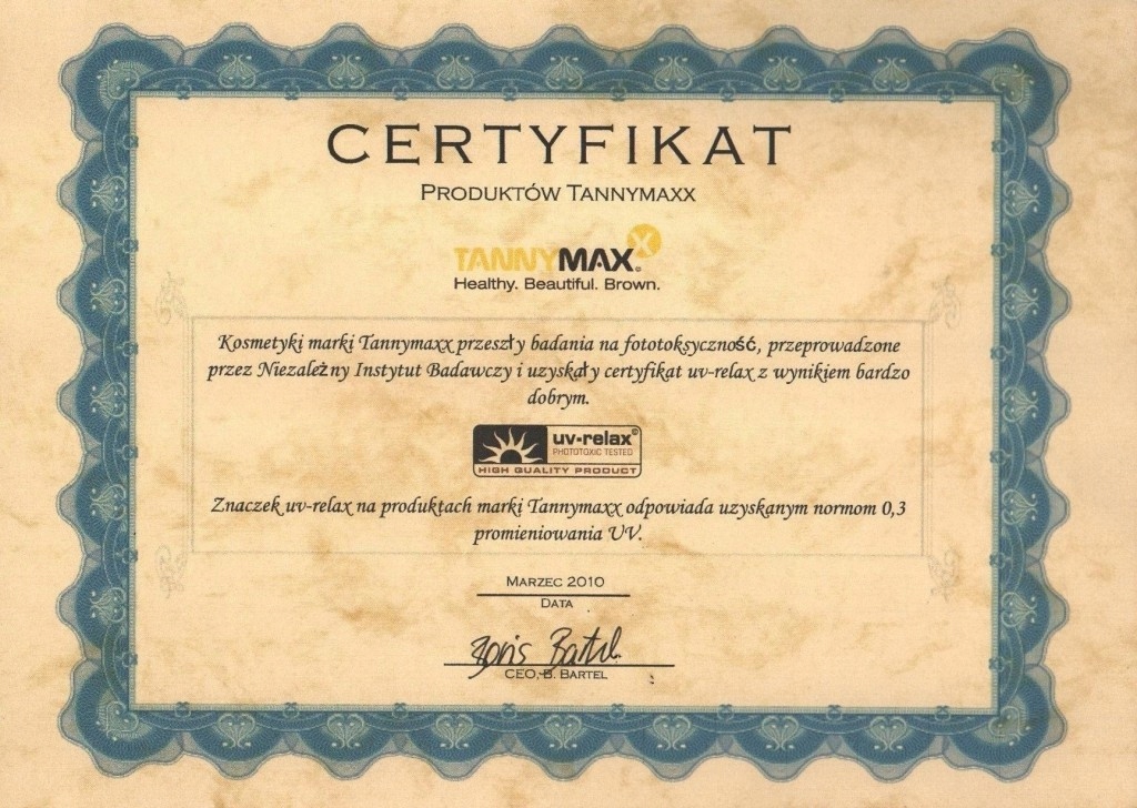 Tannymaxx Super Brown Tanning Bronzer do solarium Rodzaj balsam