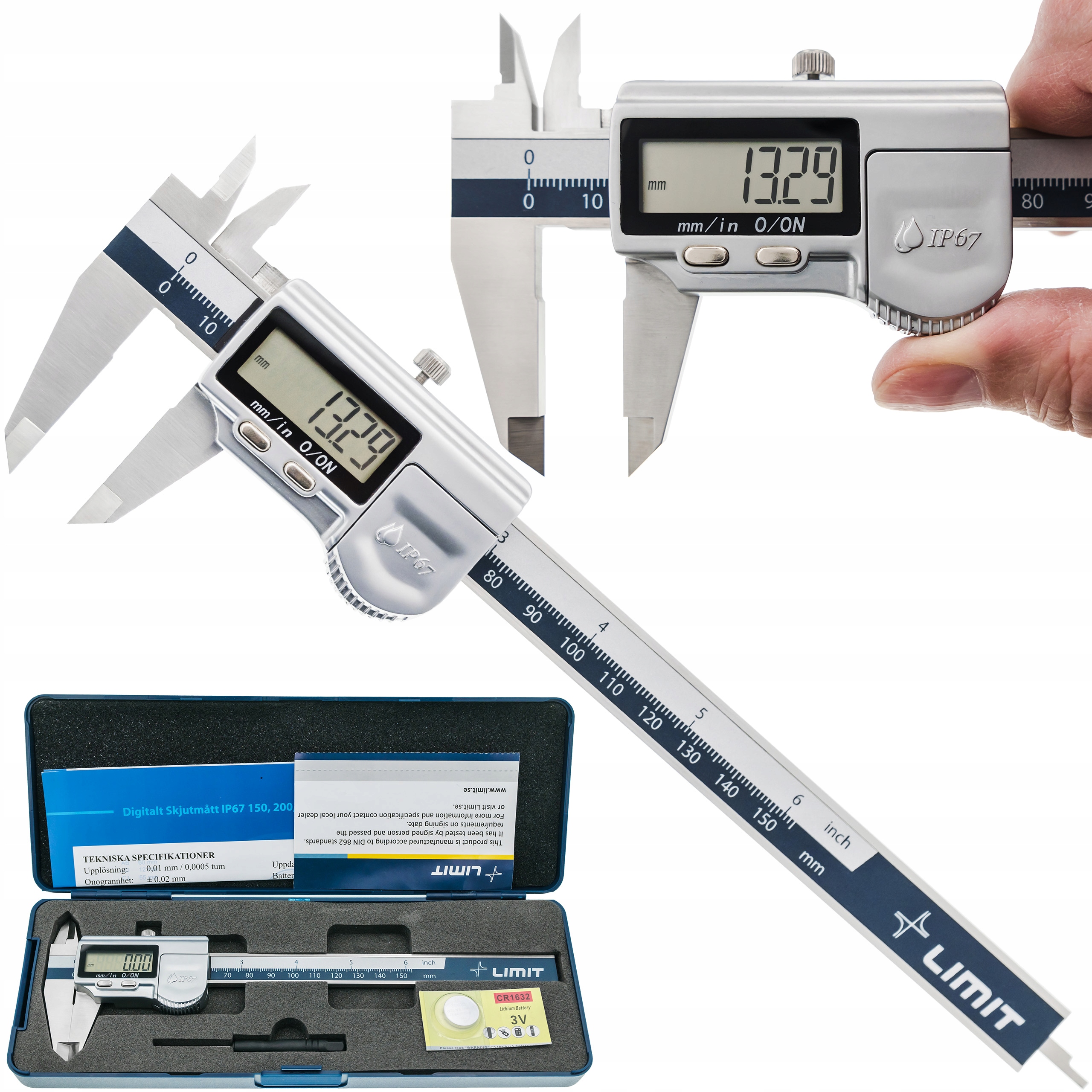 Suwmiarka elektroniczna Limit 150 mm Marka Limit