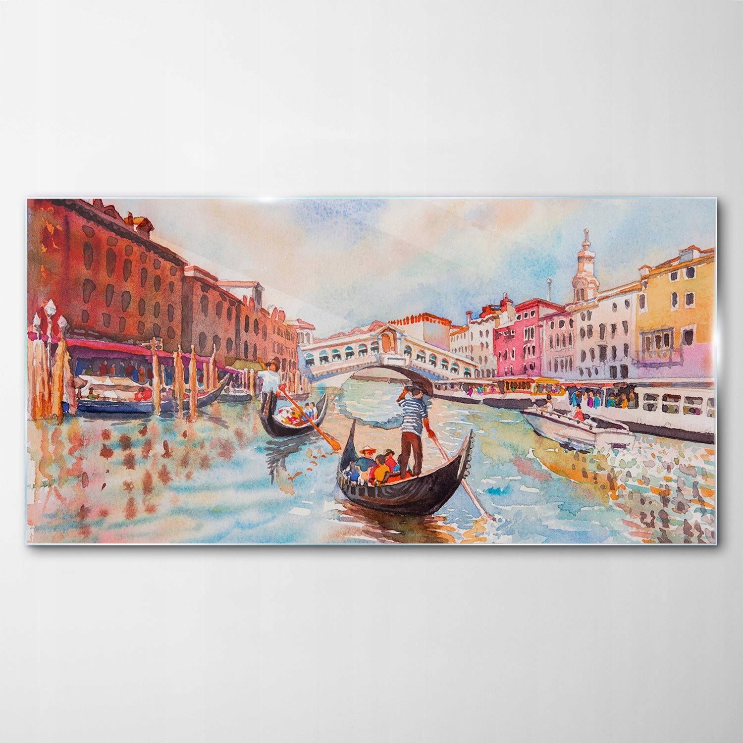 

Obraz na Szkle Dekor Łódka Wenecja Włochy 100x50