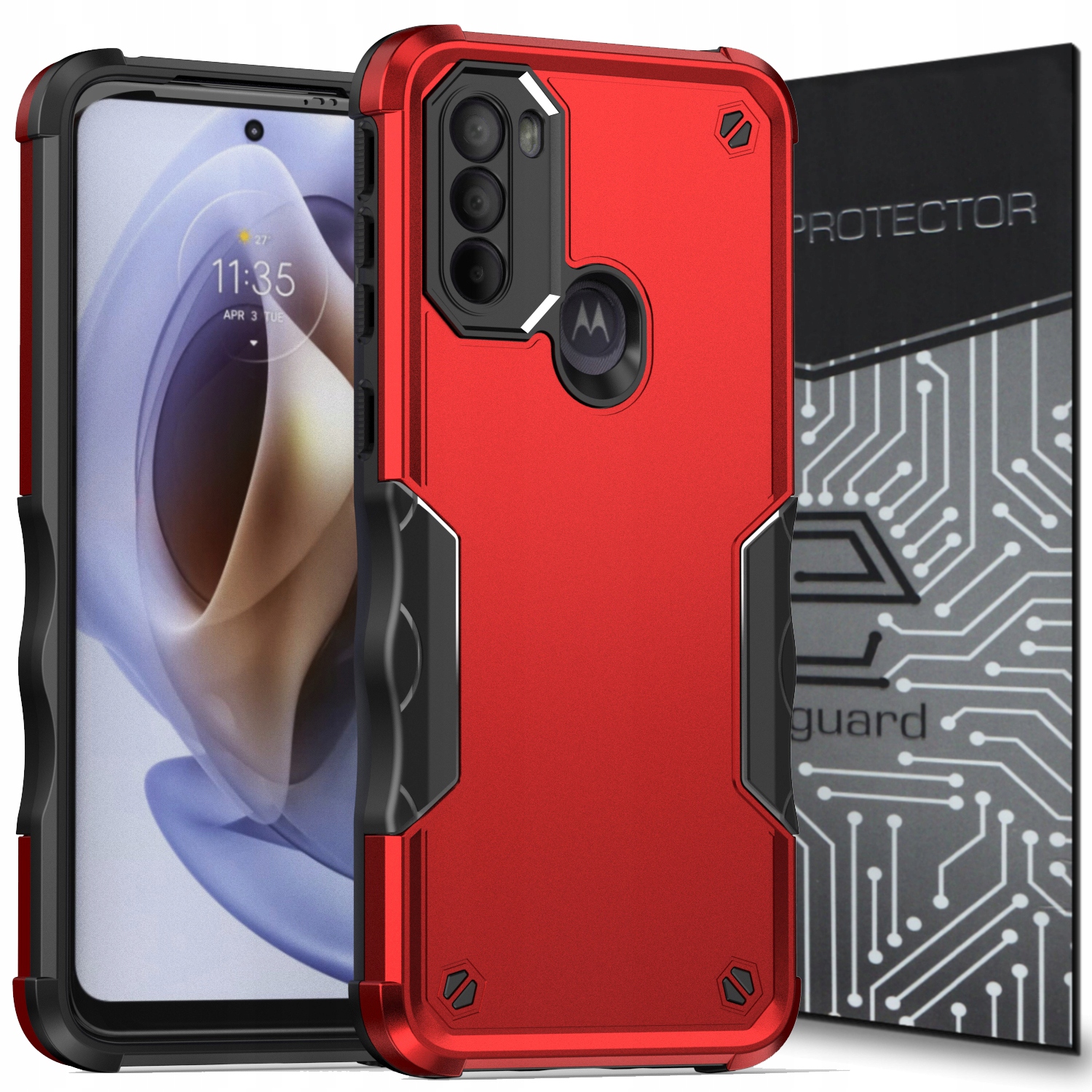 

Case Etui Pancerne+szkło do Motorola Moto G31 G41