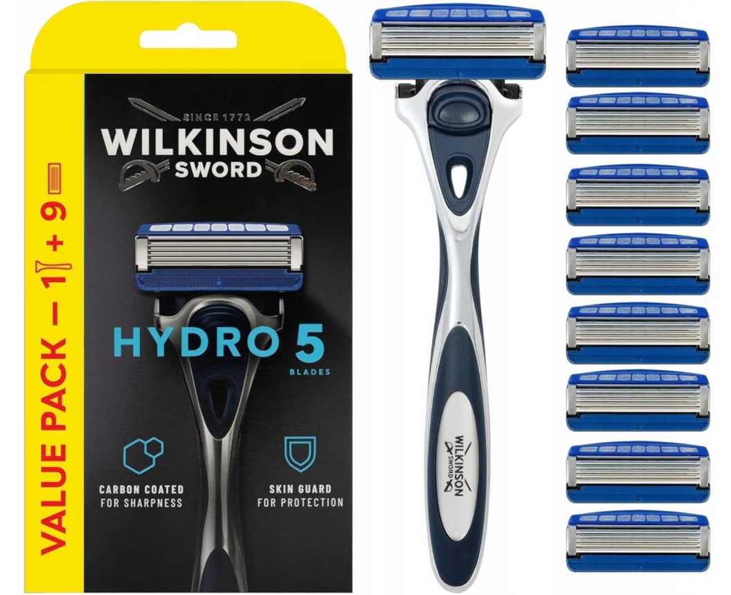 WILKINSON HYDRO 5 SKIN PROTECTION RĄCZKA 9 WKŁADÓW