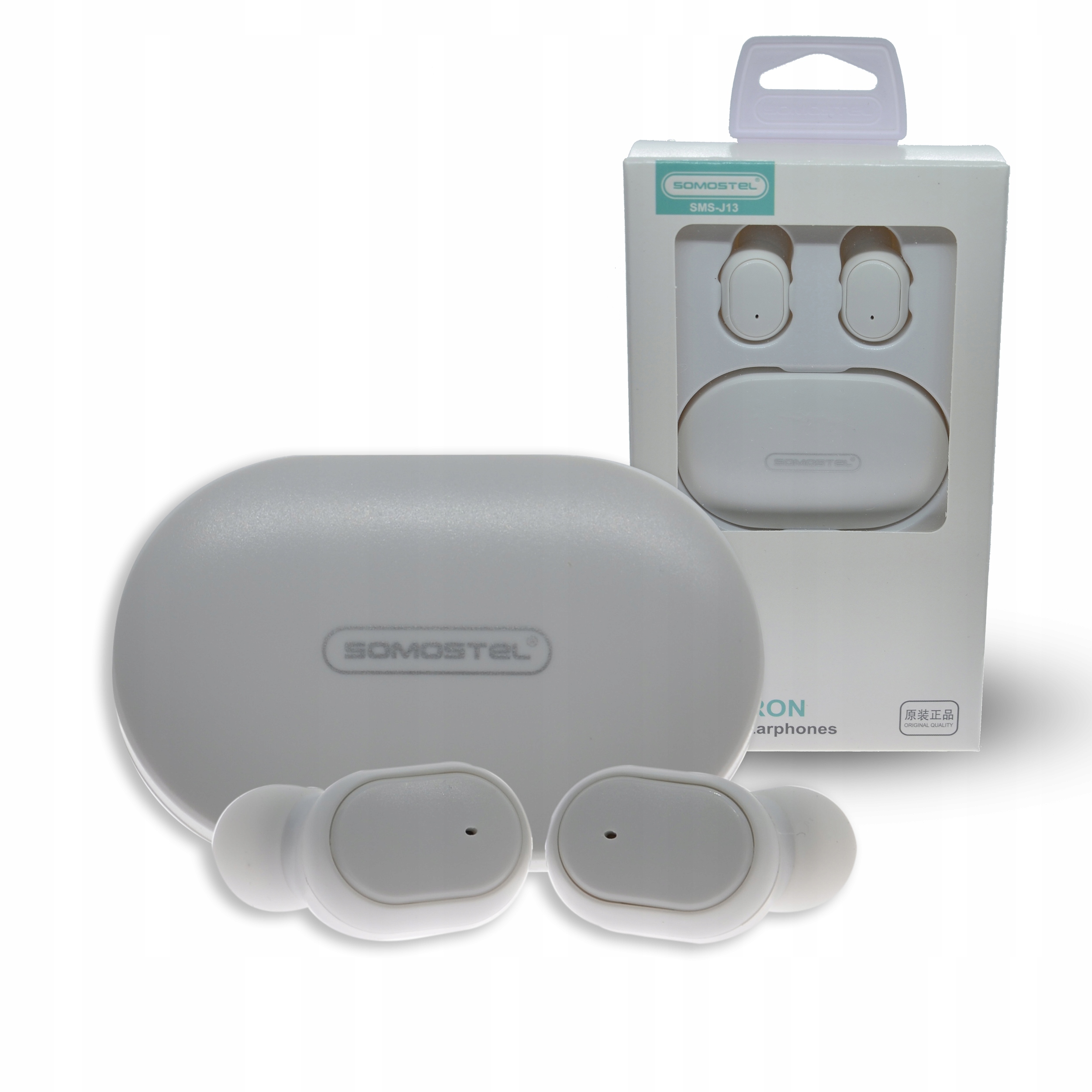 Bluetooth Sluchátka Somostel Earbuds Bílá J13