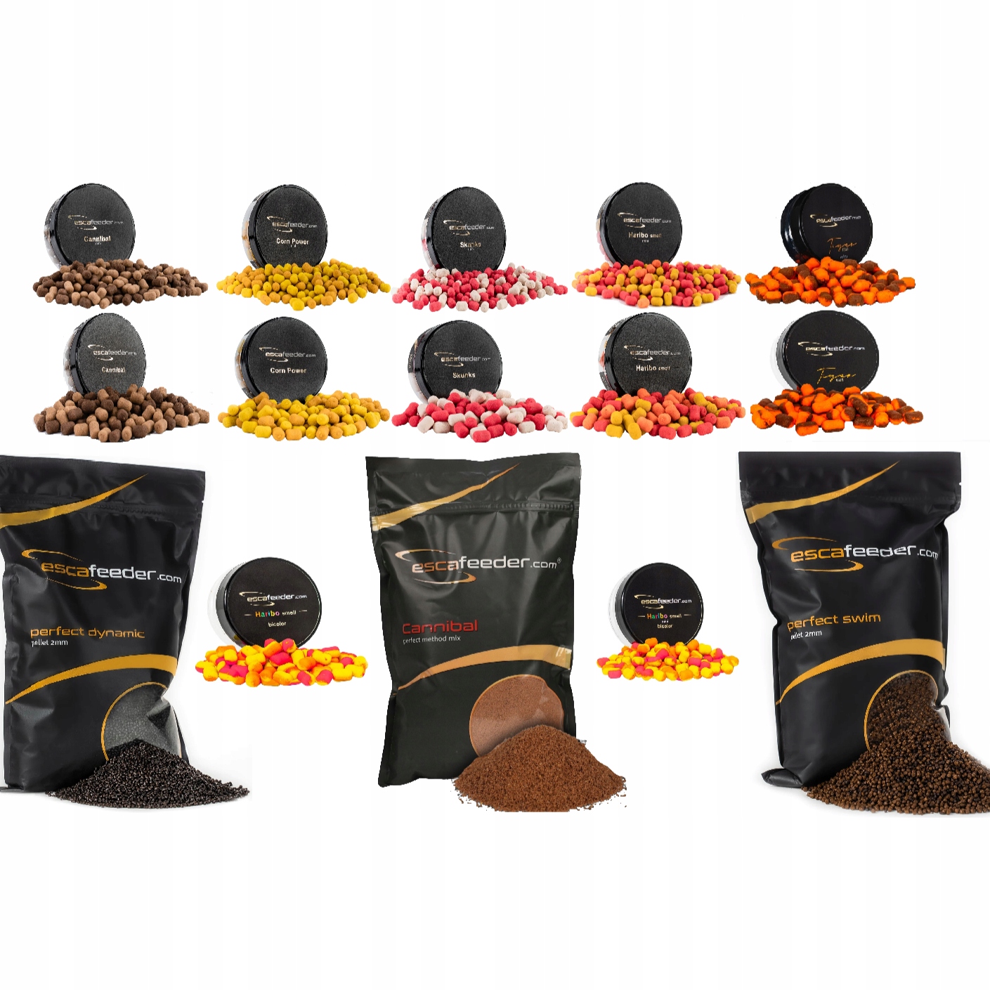 Sada Esca Feeder Wafters 12x Wafters 2x Pelety 1x Method Mix