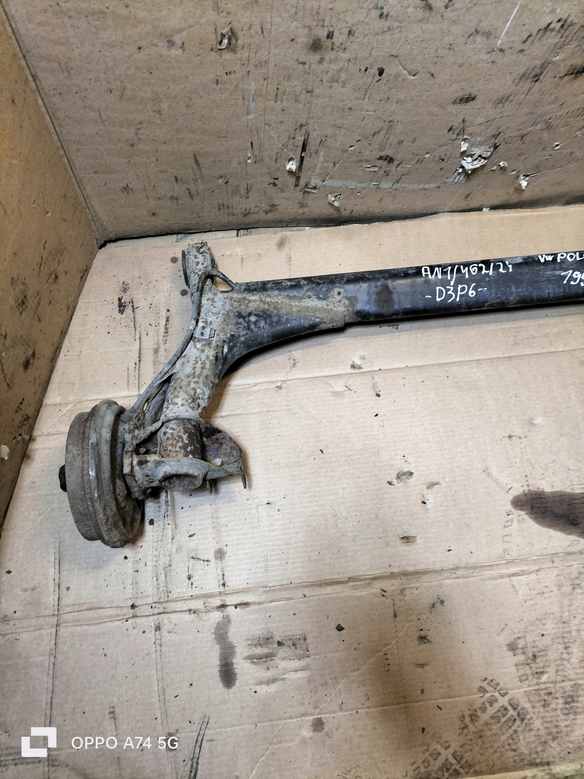 träger hinten Achsträgers heck 1.0 VW POLO 6N1 97r