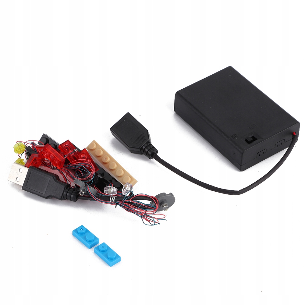 Klocki Model Zabawka Akcesoria oświetleniowe LED Materiał plastik