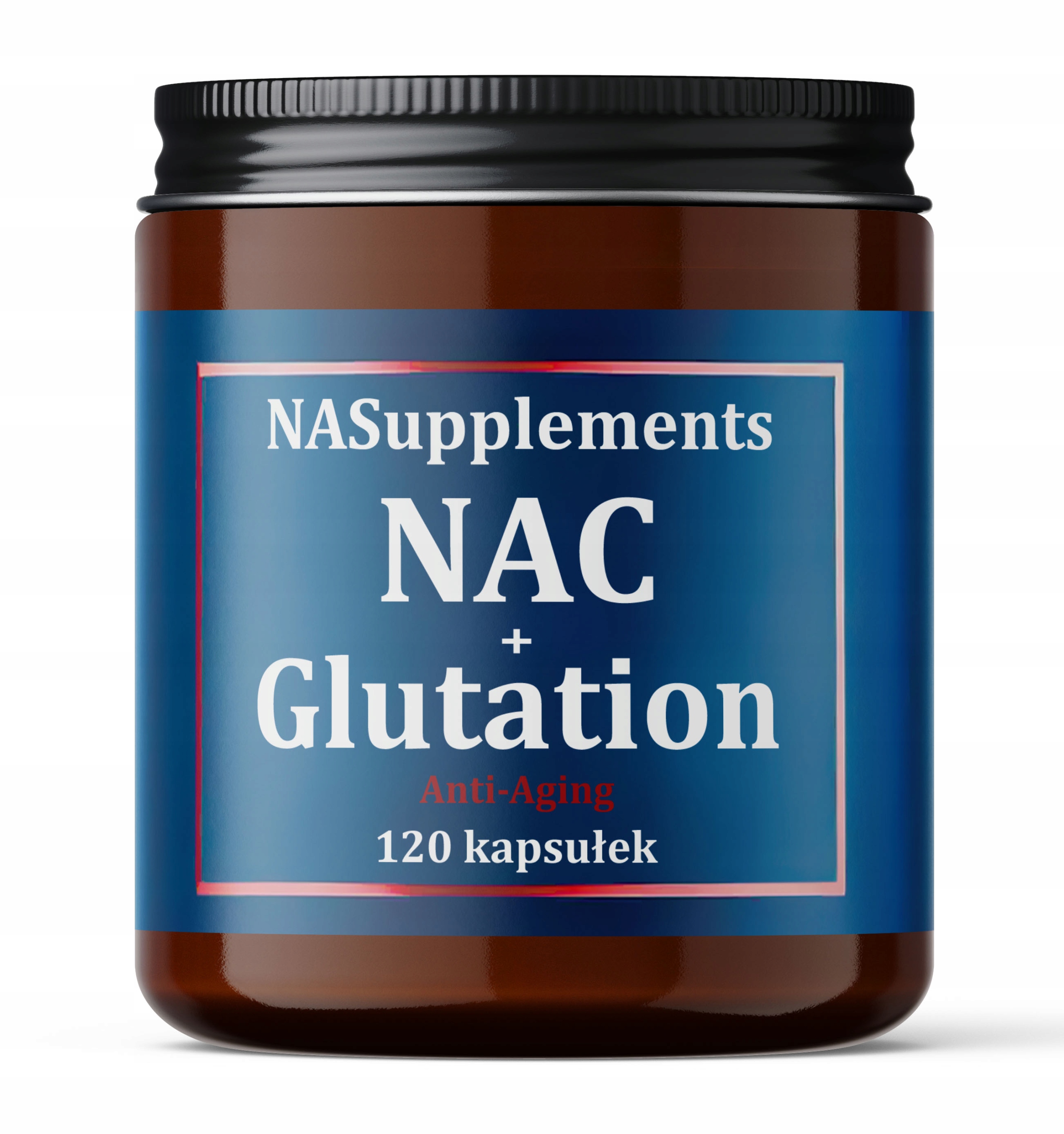 Nac etylowany Glutathion 120 kapsulek 500 mg
