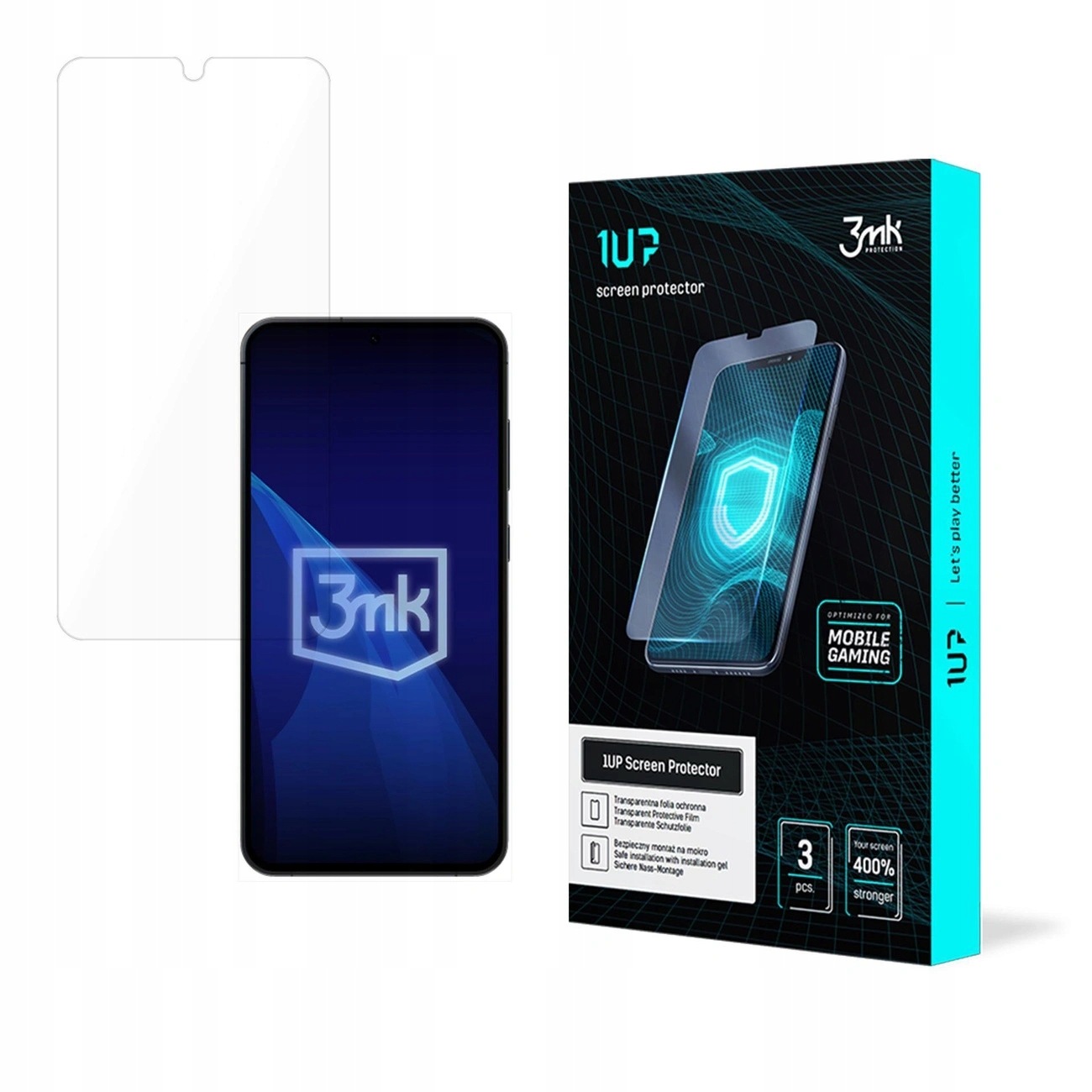 Folia dla graczy 3mk 1UP na Samsung Galaxy S25+