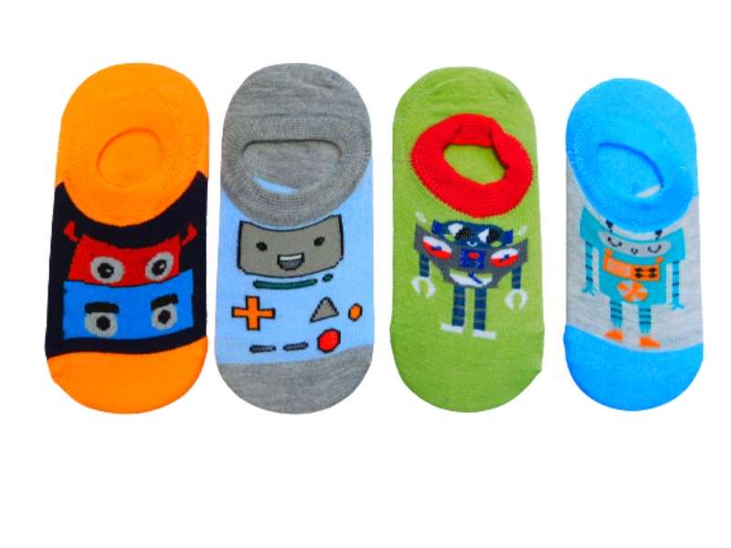 

3x Elastyczne Skarpetki Stopki Roboty _ 32-36