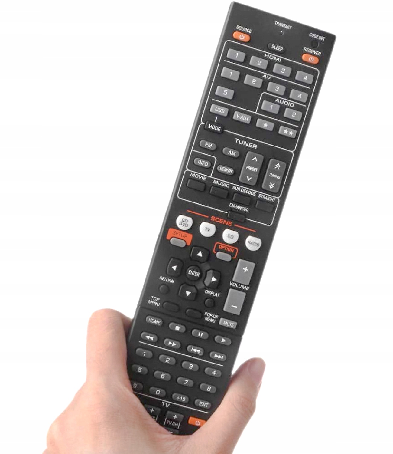 PILOT DO YAMAHA SERIA RX-V HTR AMPLITUNER HQ Kolor czarny