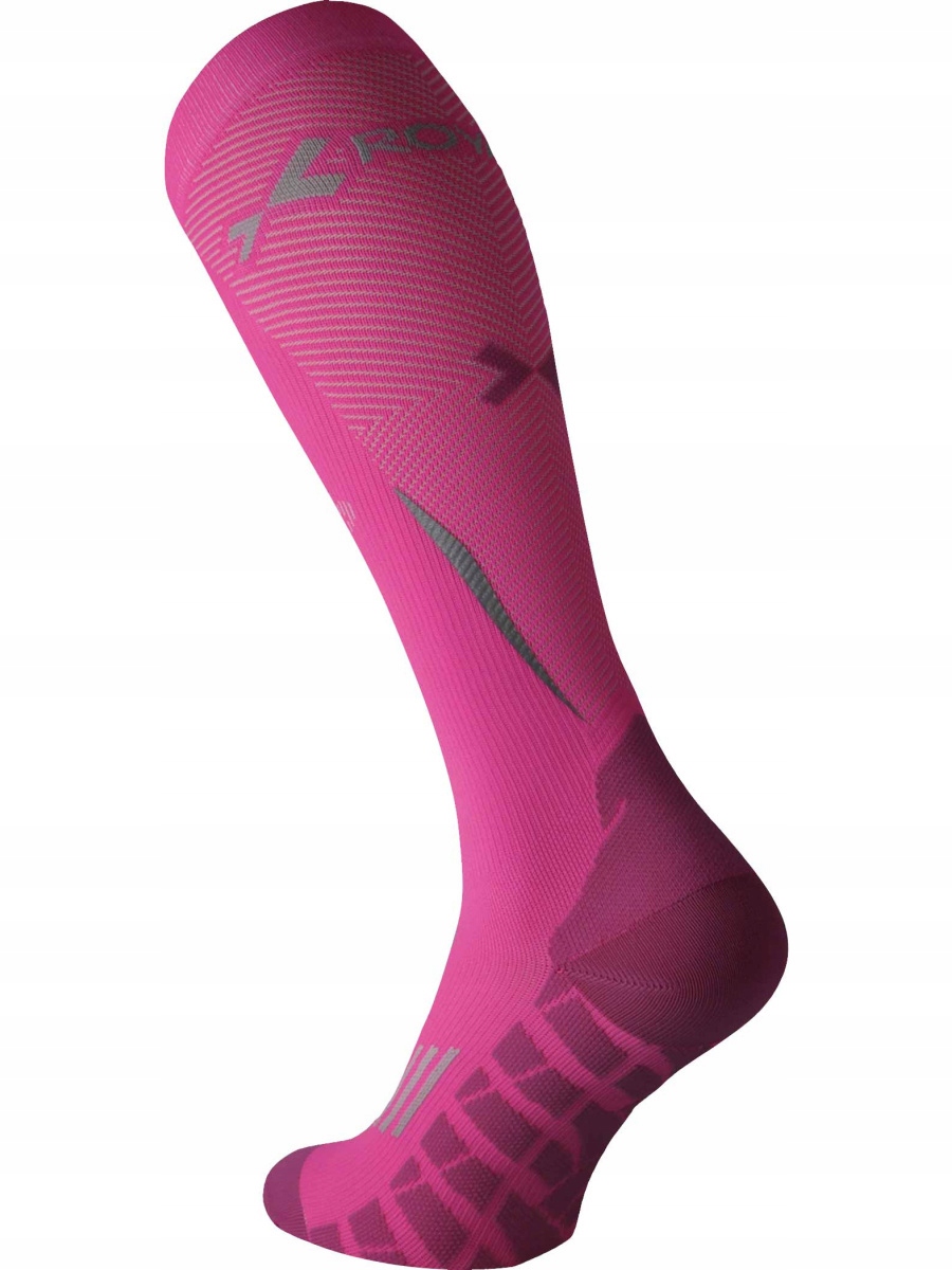 Royal Bay Energy kompresní podkolenky růžové C3 velikost 42-44