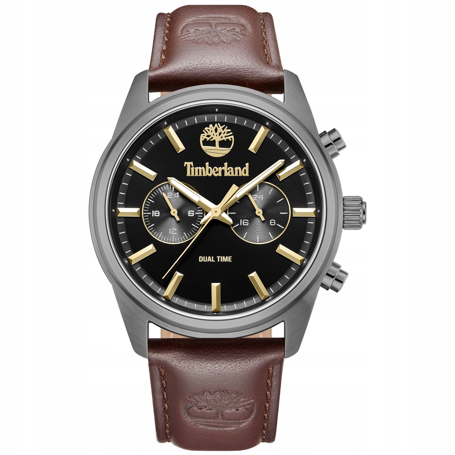 Pánské Hodinky Timberland TBL.TDWGF0041201 hnědé