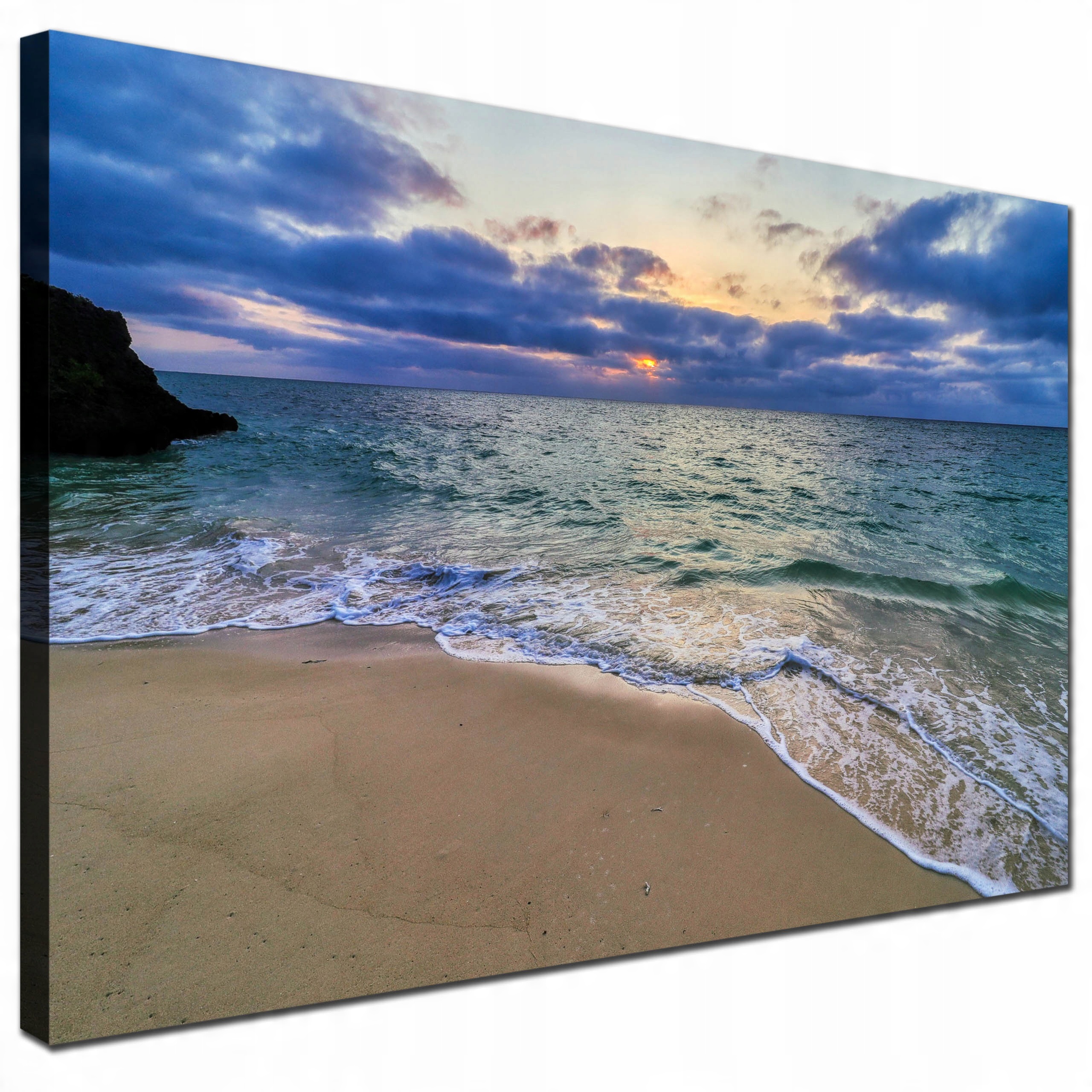 

Nowoczesny obraz Ocean Zachód Canvas