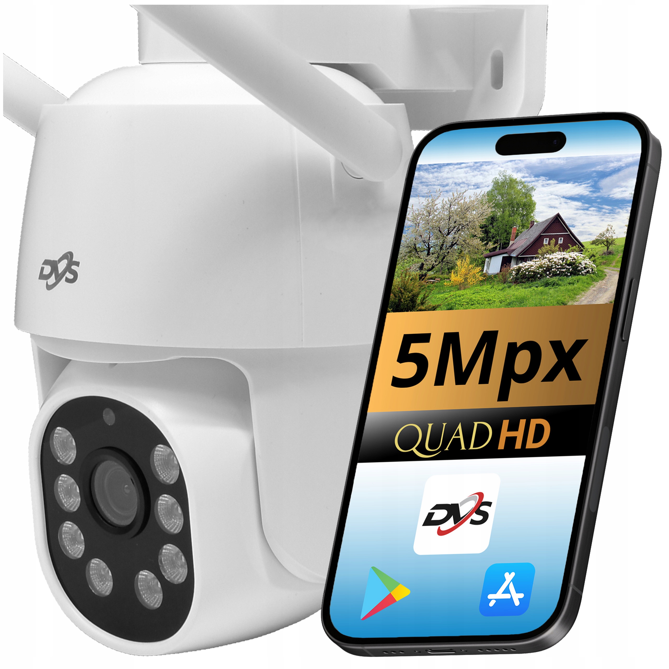 Kamera IP wewnętrzna, zewnętrzna DVS DVS-SDIP5036EC-IRW