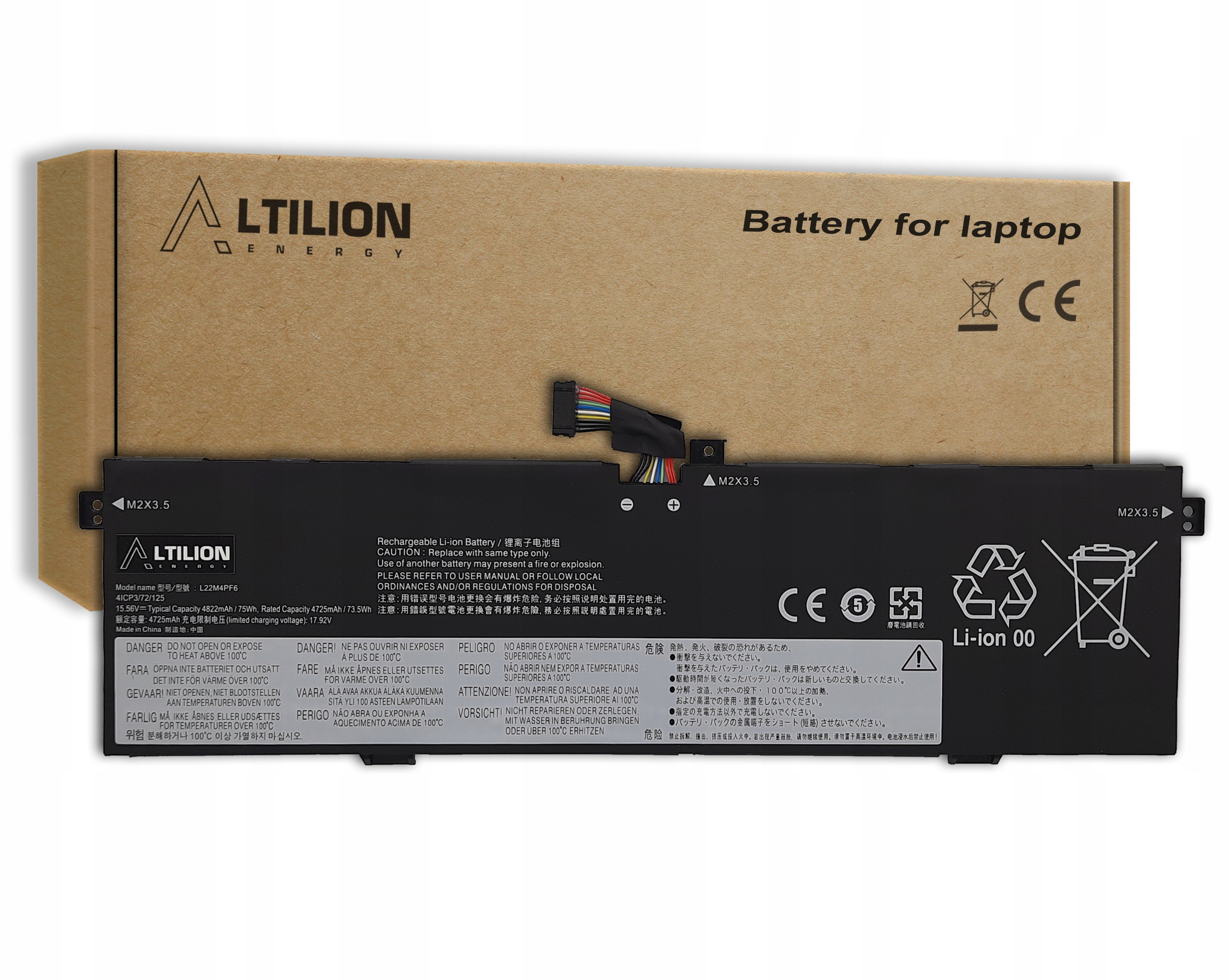 Baterie Altilion Energy L22M4PF6 kompatibilní s Lenovo