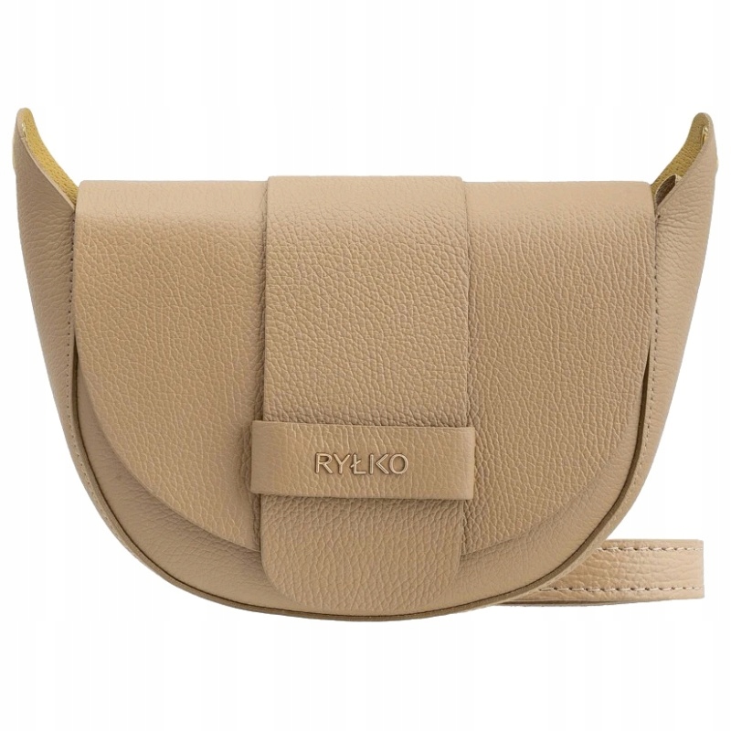 Ryłko R40938TB _8QM dámská kožená kabelka béžová