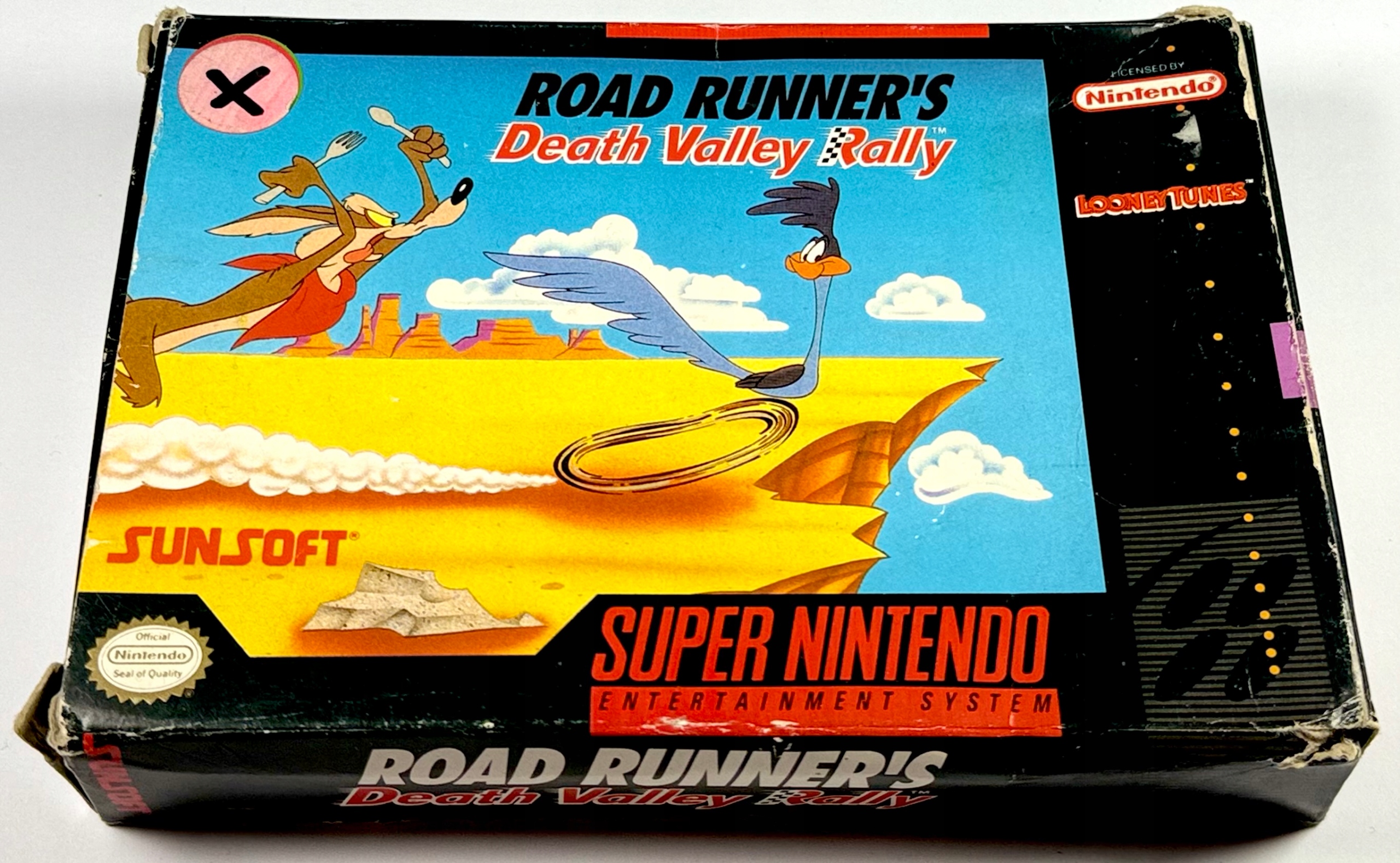 Looney Tunes Road Runner’s Death Valley Rally Super Nintendo SNES