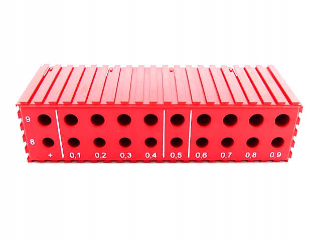 STOJAK NA WIERTŁA 8 - 9,9 MM 20 OTWORÓW PLASTIK Marka Darmet