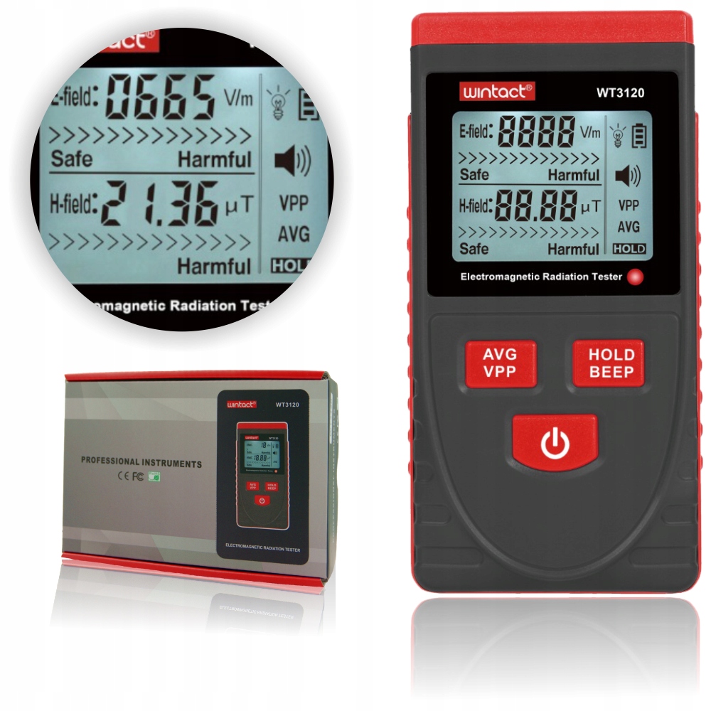 

Miernik Pola Elektromagnetycznego Tester Fal Ce