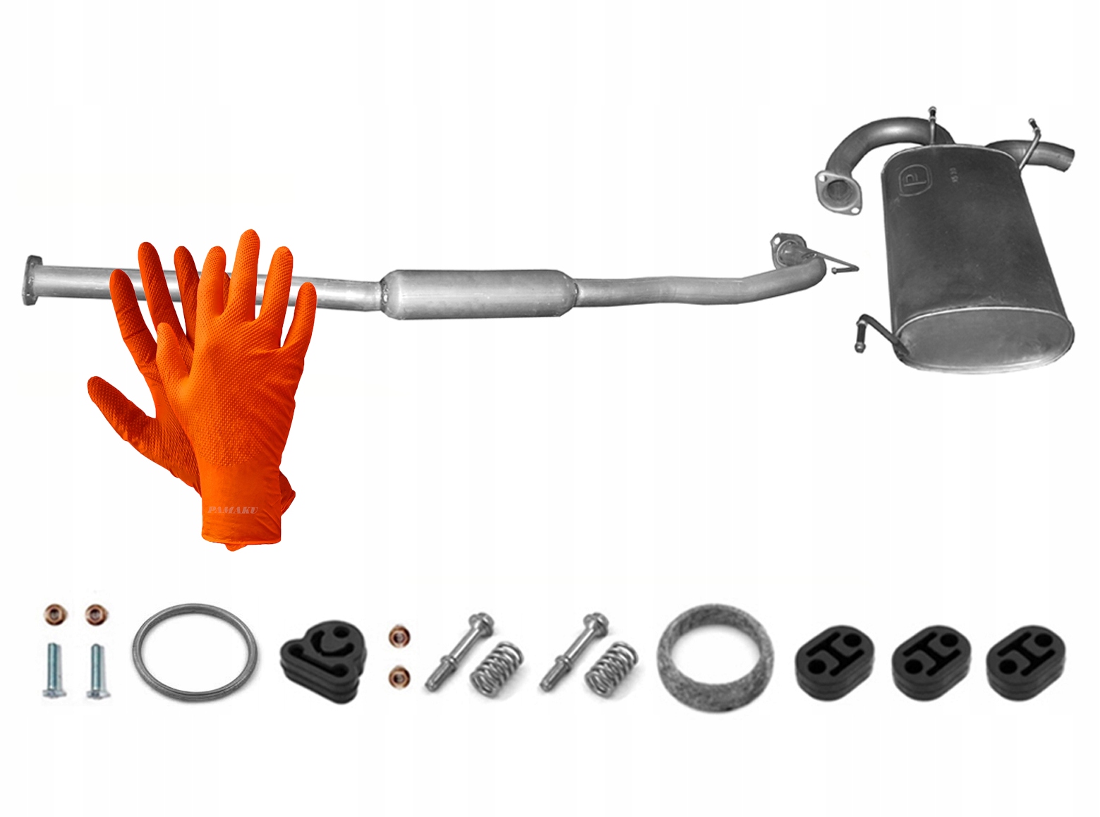 Nissan X-trail 2.2 dCi 84-100 kW (2001-2/2007) Koncový Středový Tlumič