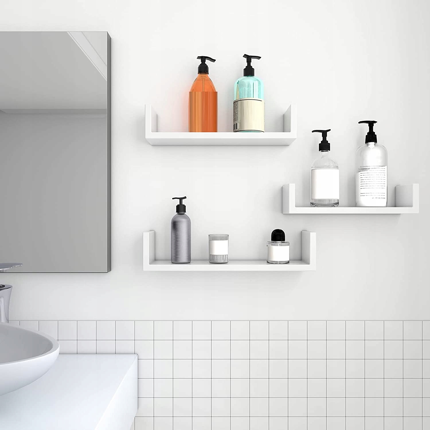 Półka półki ścienne Wysokość mebla 1 cm