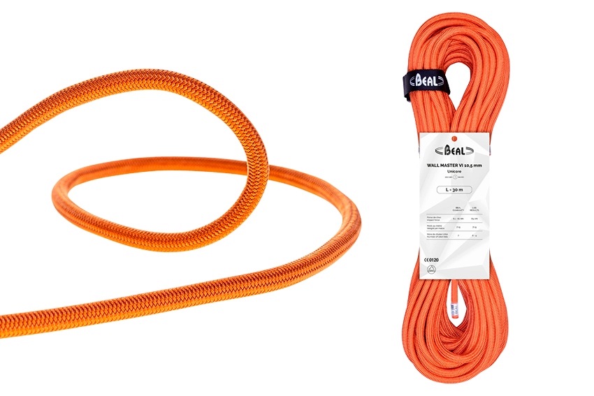 Lina dynamiczna Beal Wall Master Unicore 10,5mm 40m pomarańczowa Najder