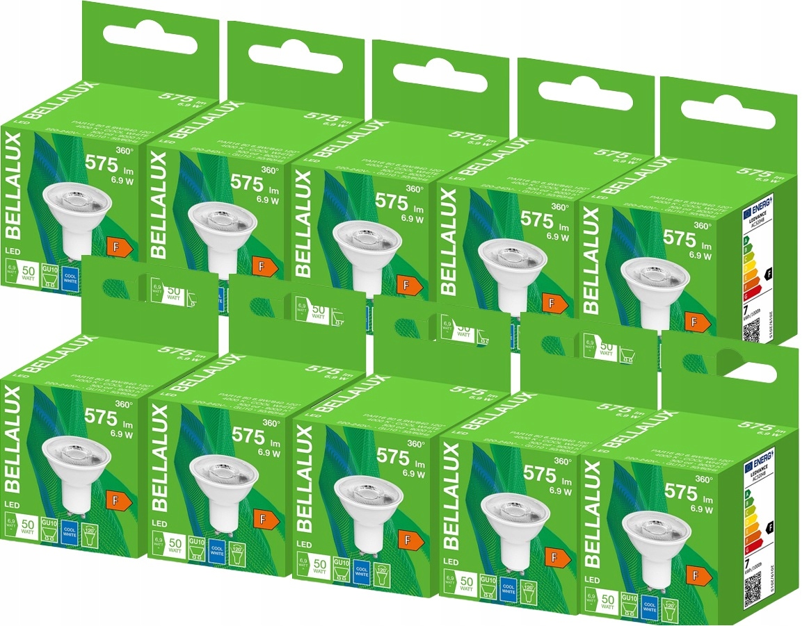 

Bellalux reflektor Led GU10 6.9W 4000K 120°