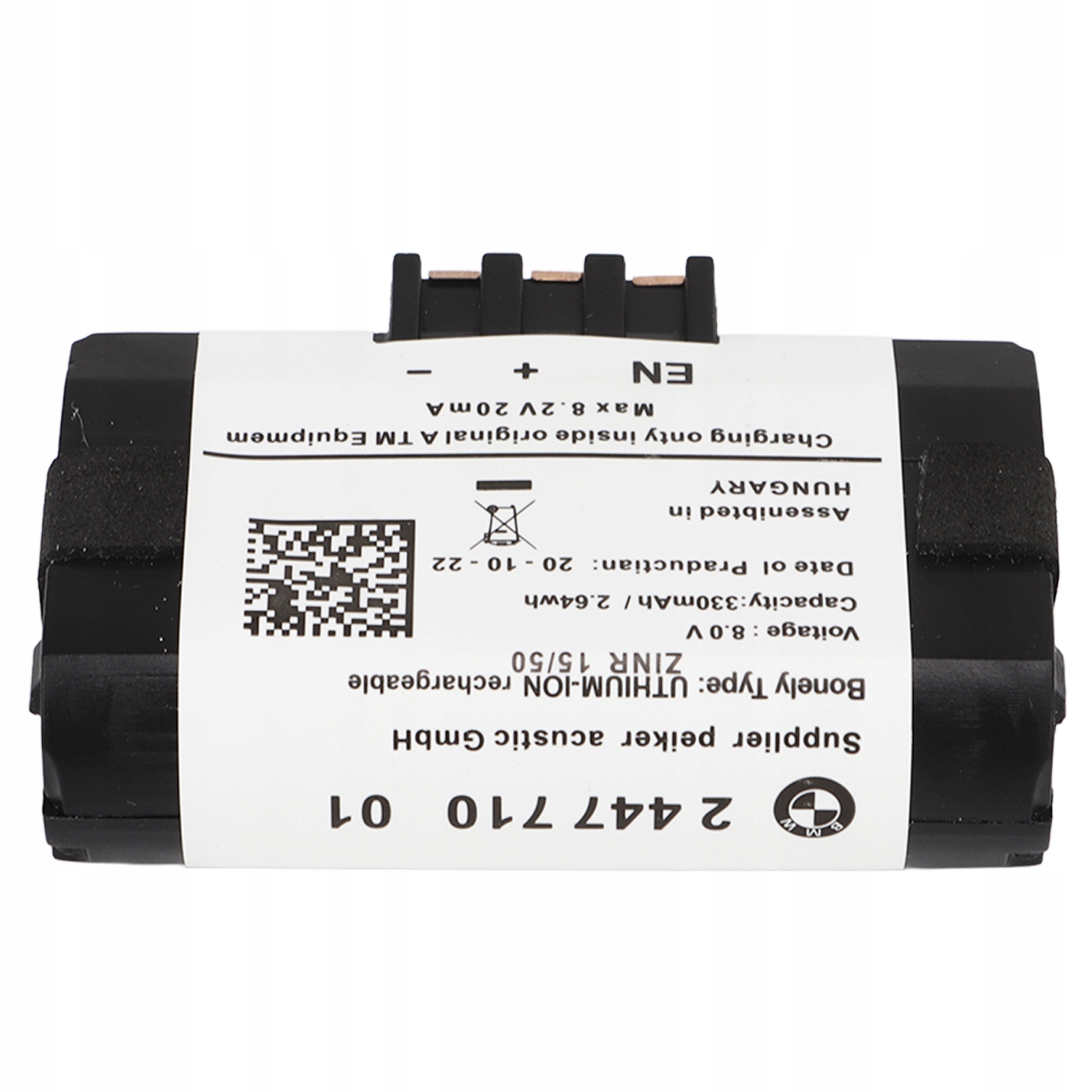 AKUMULATOR BATERIA TELEMATIC OE BMW TCB 84102447710 Producent części Inny