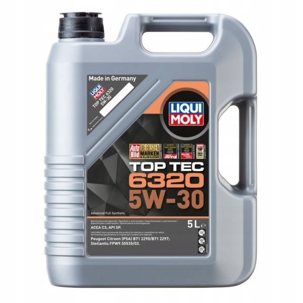 Liqui Moly Olej Liqui Moly 5V30 5L Top Tec 6320 C3 Sp Stellantis FPW9