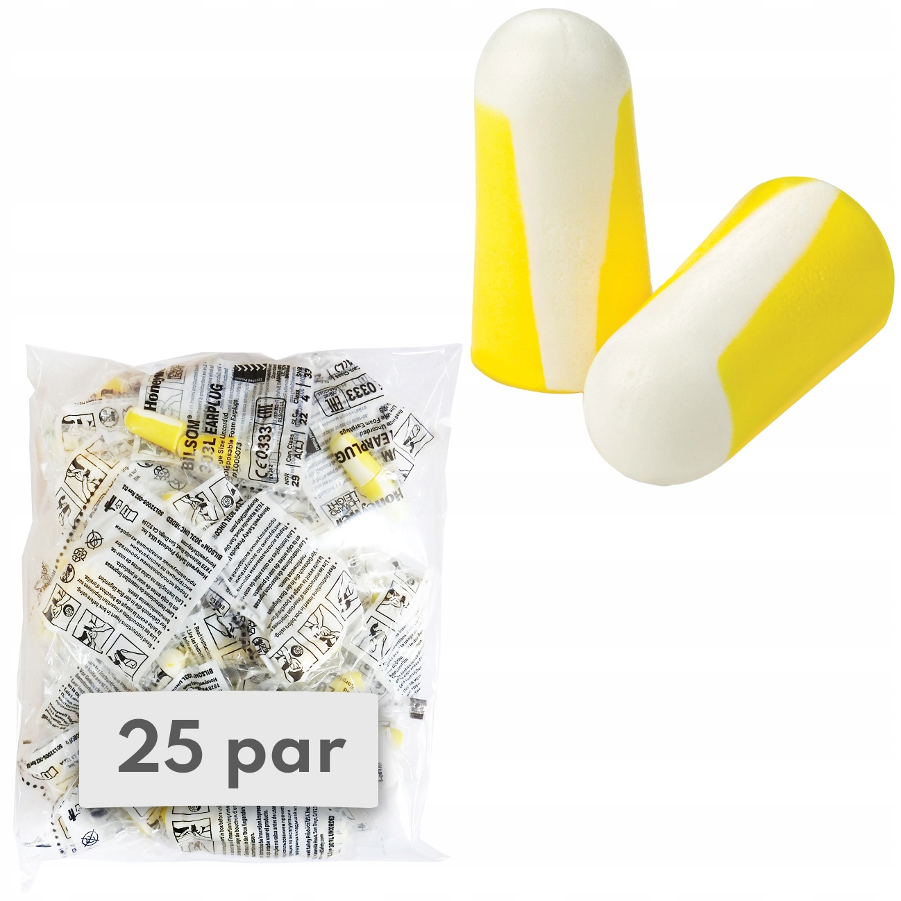 

Zatyczki Do Spania Honeywell Bilsom 303L 25 Par