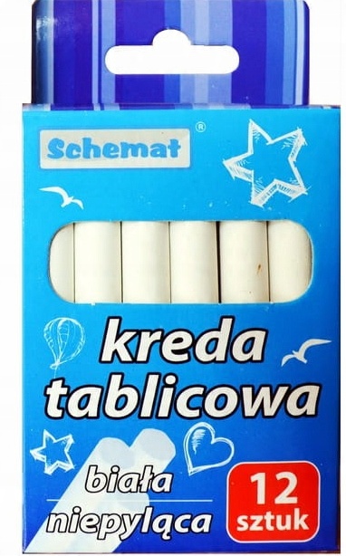 

Kreda Tablicowa Biała szkolna 12 Szt. Schemat
