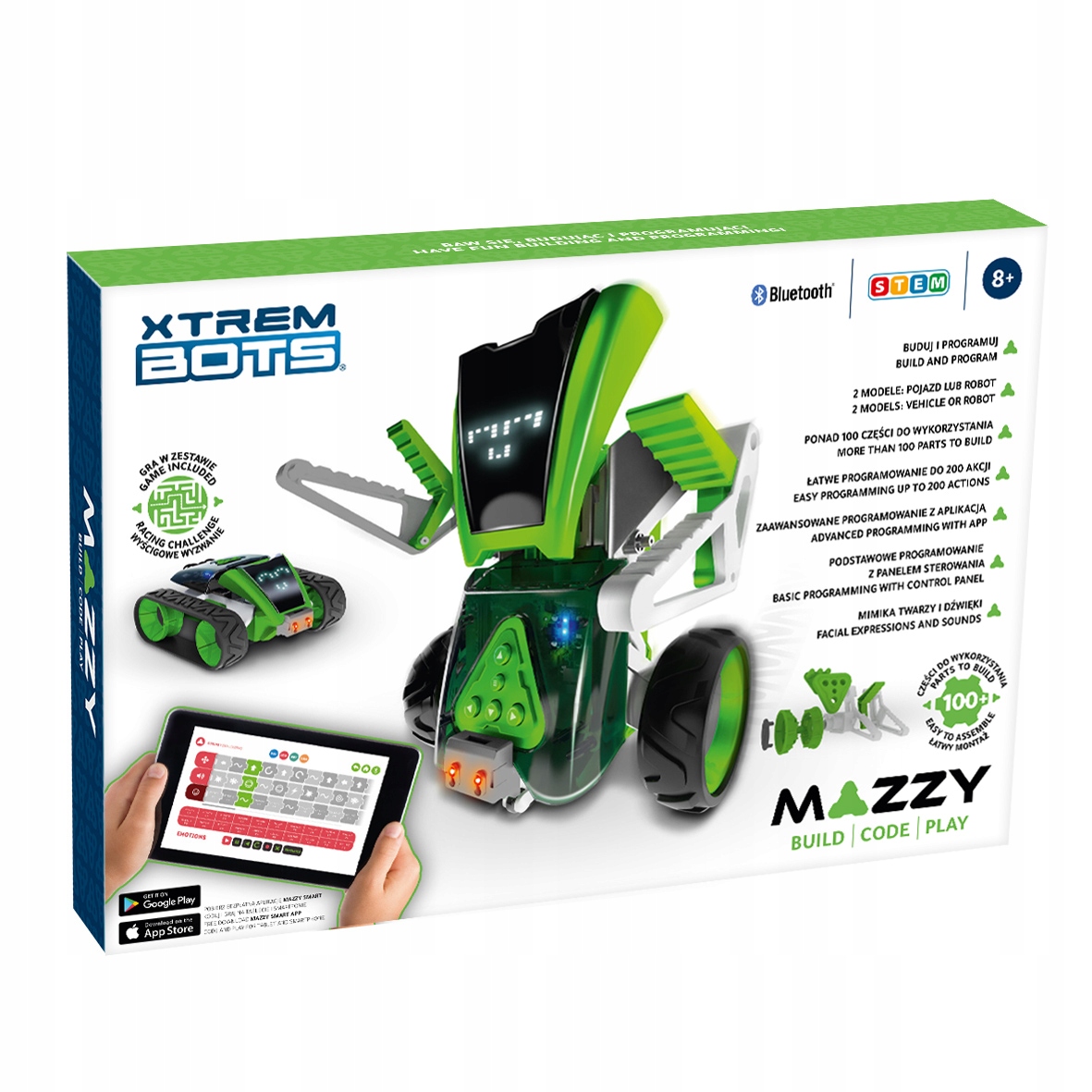 

Xtrem Bots Robot Mazzy do zaprogramowania 380851