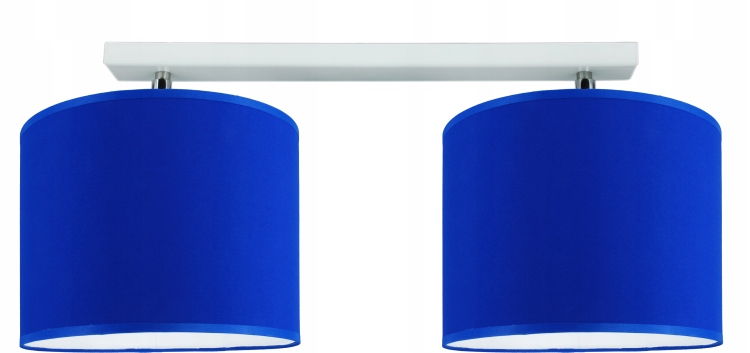 Módní stropní svítidlo lampa, stropní, závěsné moderní stínítko 20 cm, modrá, Led