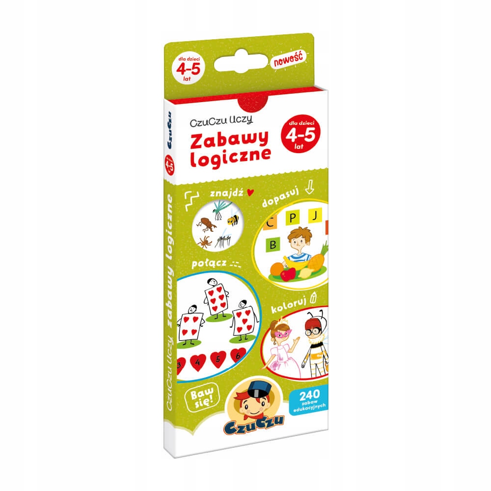 

Czuczu uczy Zabawy logiczne 4-5 lat Czu czu