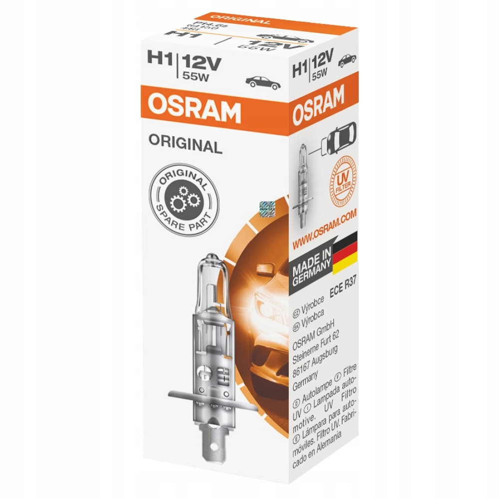 Osram H1 55W 12V Original single box 1 sztuka
