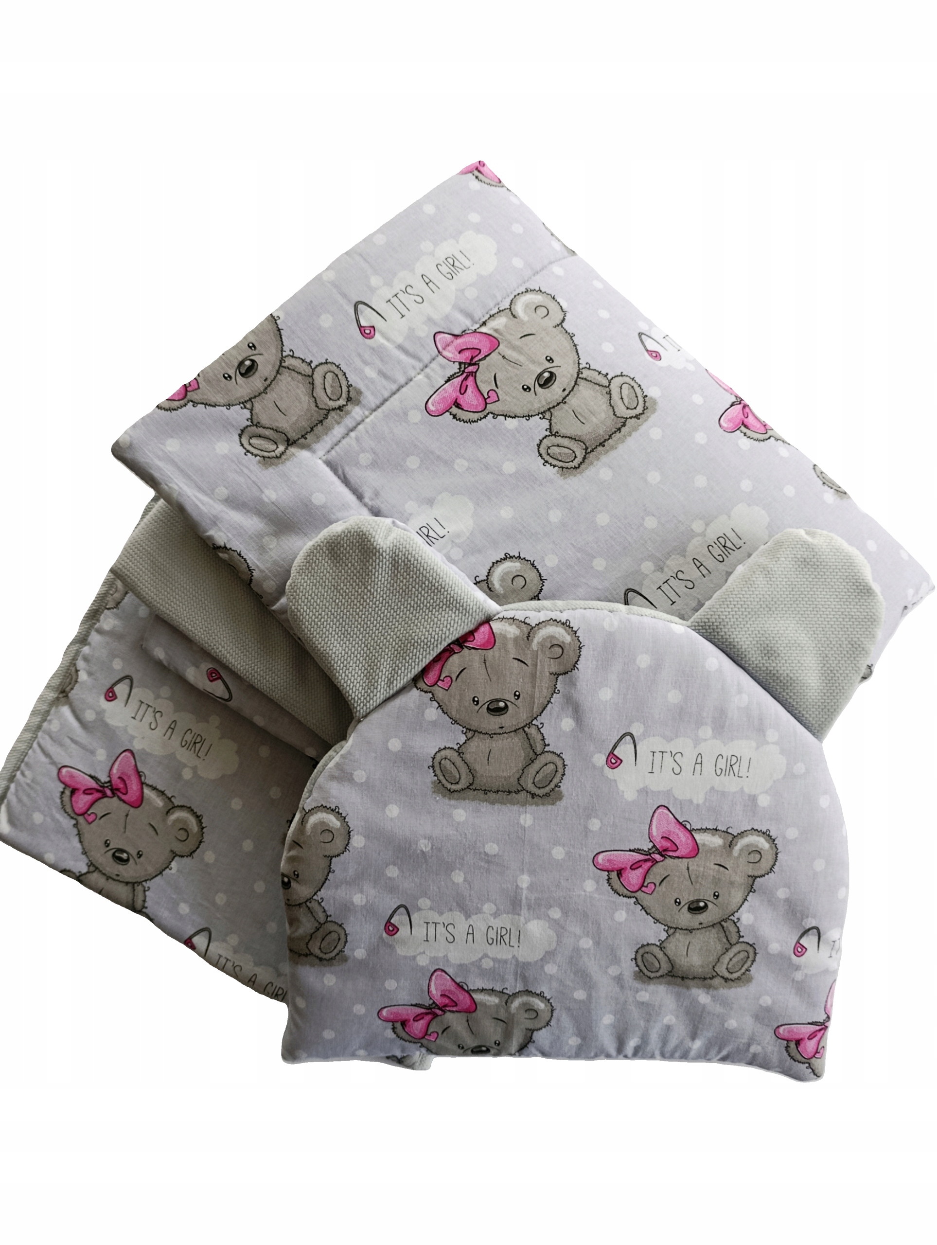 ZESTAW DO WÓZKA ŁÓŻECZKA GONDOLI DLA NIEMOWLAKA Z WYPEŁNIENIEM Marka bez marki