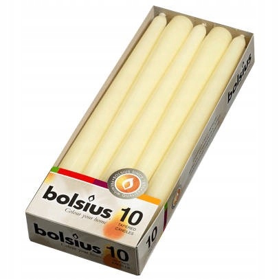 

Świece Bolsius Szpica 10szt. ecru