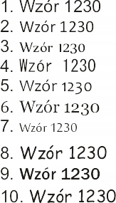 gumka do pieczątki Kod producenta 001